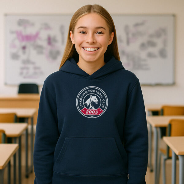 Junior Power Hoodie - Emblem - färg